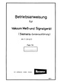 Hreaeus - Betriebsanleitung für Vakuum Meß-und Signalgerät - Siemens Sonderausführung - MT-T-3M41S.pdf