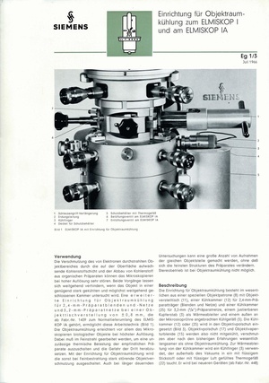 Siemens - Einrichtung für Objektraumkühlung zum Elmiskop 1 und am Elmiskop 1A - comp.pdf