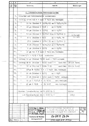 Siemens - C70389-A11-5734 - Eo ÜM11 Zb34 - Umbau des Elmiskop I-Geräts ab F Fr 288 (7 Ordner) in Geräte mit normaler und langer Brennweite.pdf