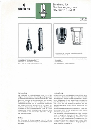 Siemens - Einrichtung für Simultanbeugung zum Elmiskop I und IA - comp.pdf