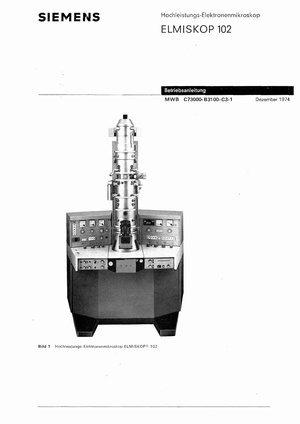 Siemens - MWB C73000-B3100-C3-1 - Elmiskop 102 Bedienungsanleitung.pdf